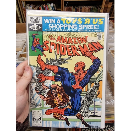 334 - SPIDERMAN: collection of approx 150+ mixed comics, to include a quantity of 'The Amazing Spider... 