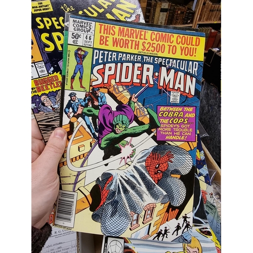 334 - SPIDERMAN: collection of approx 150+ mixed comics, to include a quantity of 'The Amazing Spider... 