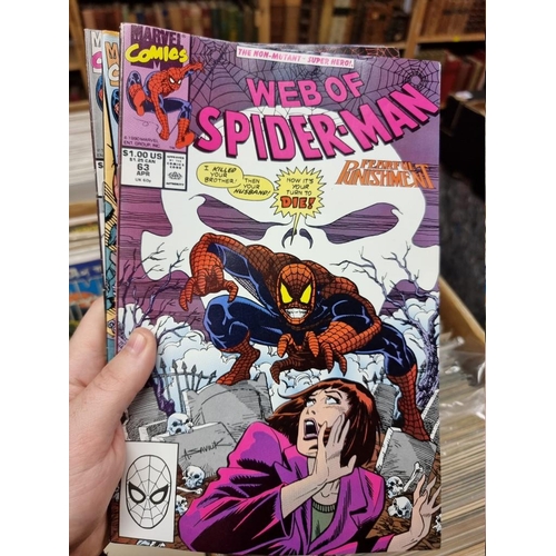 334 - SPIDERMAN: collection of approx 150+ mixed comics, to include a quantity of 'The Amazing Spider... 