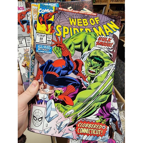 334 - SPIDERMAN: collection of approx 150+ mixed comics, to include a quantity of 'The Amazing Spider... 