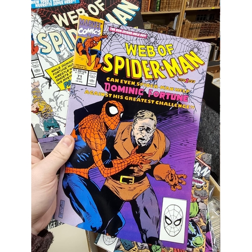 334 - SPIDERMAN: collection of approx 150+ mixed comics, to include a quantity of 'The Amazing Spider... 