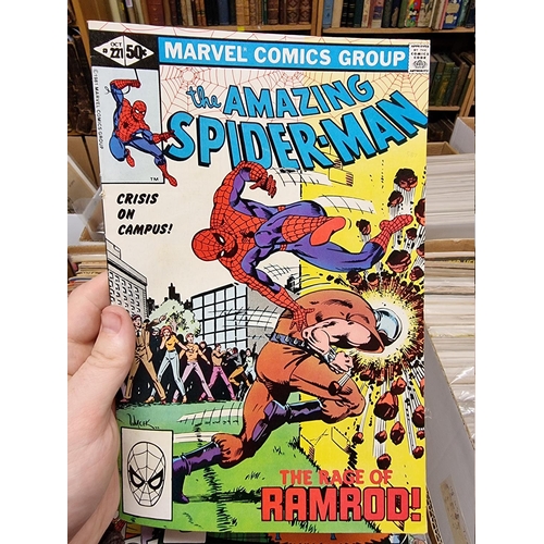 334 - SPIDERMAN: collection of approx 150+ mixed comics, to include a quantity of 'The Amazing Spider... 