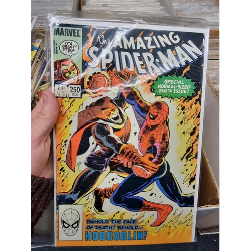 334 - SPIDERMAN: collection of approx 150+ mixed comics, to include a quantity of 'The Amazing Spider... 