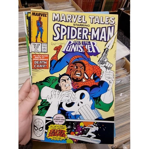 334 - SPIDERMAN: collection of approx 150+ mixed comics, to include a quantity of 'The Amazing Spider... 