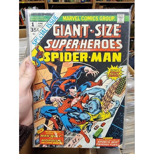 334 - SPIDERMAN: collection of approx 150+ mixed comics, to include a quantity of 'The Amazing Spider... 