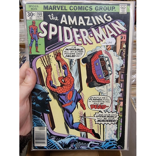 334 - SPIDERMAN: collection of approx 150+ mixed comics, to include a quantity of 'The Amazing Spider... 