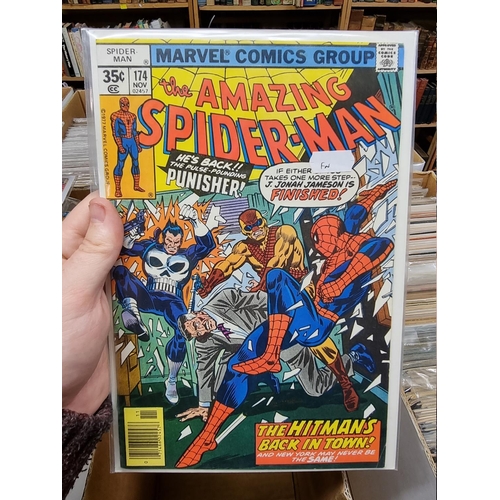 334 - SPIDERMAN: collection of approx 150+ mixed comics, to include a quantity of 'The Amazing Spider... 