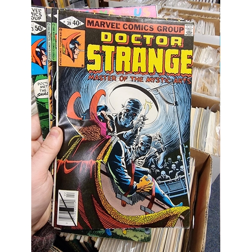 335 - SWAMP THING/DOCTOR STRANGE: collection of approx 218 mixed issues, largely 1970s-80s period, ge... 