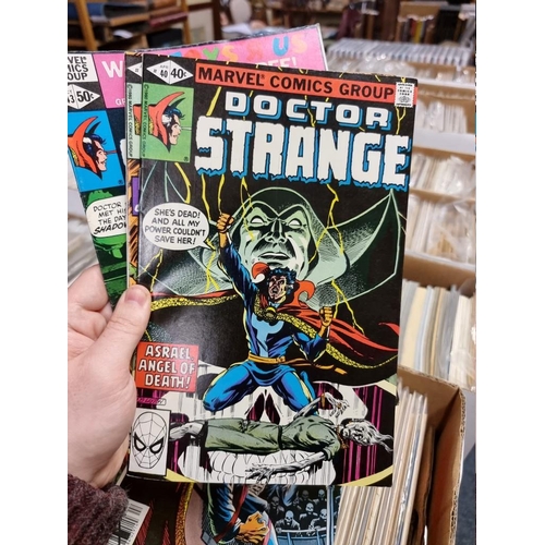 335 - SWAMP THING/DOCTOR STRANGE: collection of approx 218 mixed issues, largely 1970s-80s period, ge... 