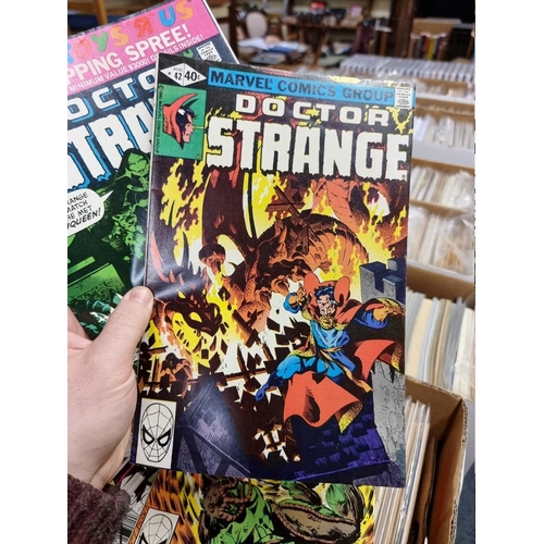 335 - SWAMP THING/DOCTOR STRANGE: collection of approx 218 mixed issues, largely 1970s-80s period, ge... 