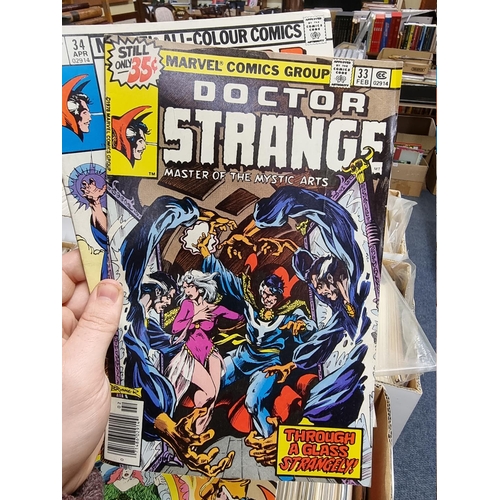 335 - SWAMP THING/DOCTOR STRANGE: collection of approx 218 mixed issues, largely 1970s-80s period, ge... 