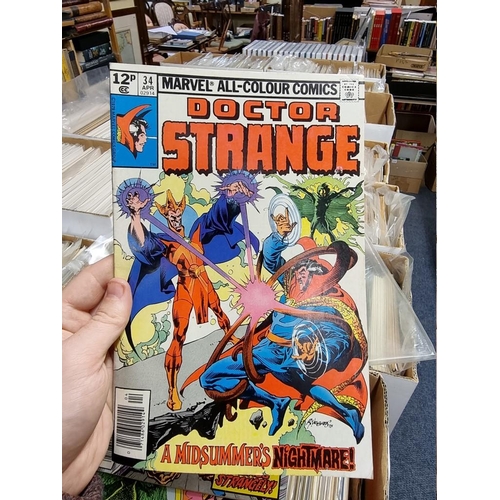 335 - SWAMP THING/DOCTOR STRANGE: collection of approx 218 mixed issues, largely 1970s-80s period, ge... 