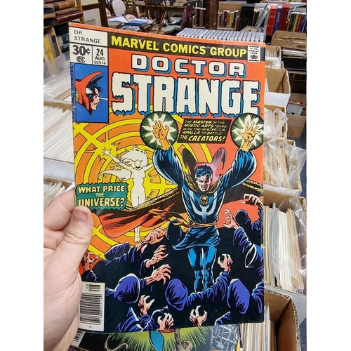 335 - SWAMP THING/DOCTOR STRANGE: collection of approx 218 mixed issues, largely 1970s-80s period, ge... 