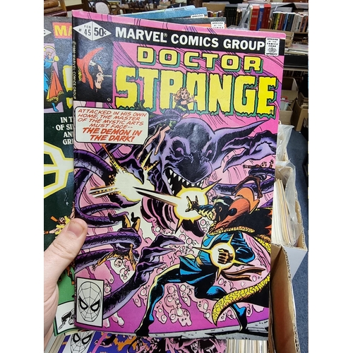 335 - SWAMP THING/DOCTOR STRANGE: collection of approx 218 mixed issues, largely 1970s-80s period, ge... 