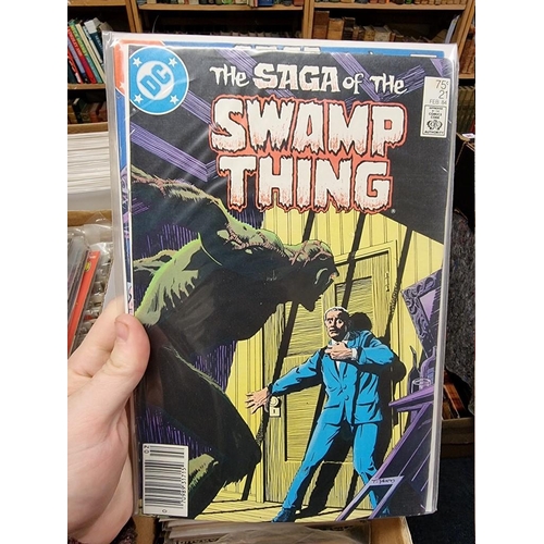 335 - SWAMP THING/DOCTOR STRANGE: collection of approx 218 mixed issues, largely 1970s-80s period, ge... 