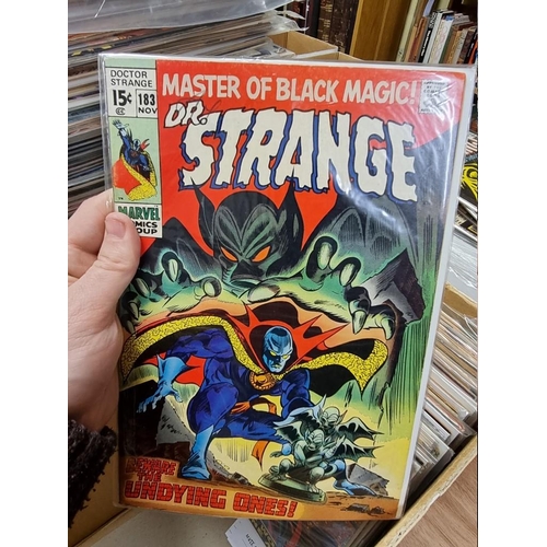 335 - SWAMP THING/DOCTOR STRANGE: collection of approx 218 mixed issues, largely 1970s-80s period, ge... 