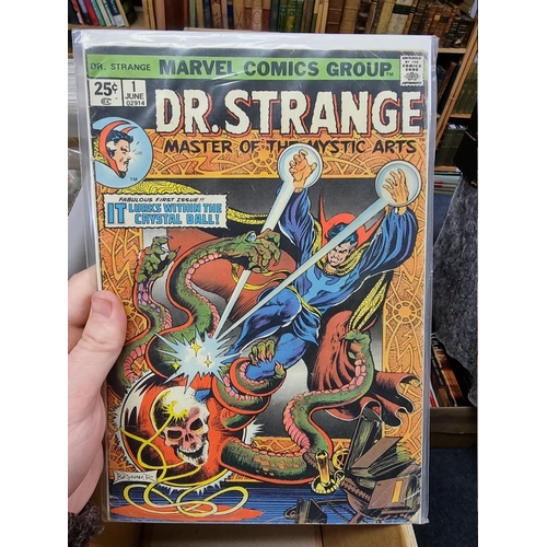 335 - SWAMP THING/DOCTOR STRANGE: collection of approx 218 mixed issues, largely 1970s-80s period, ge... 