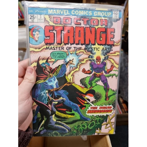 335 - SWAMP THING/DOCTOR STRANGE: collection of approx 218 mixed issues, largely 1970s-80s period, ge... 