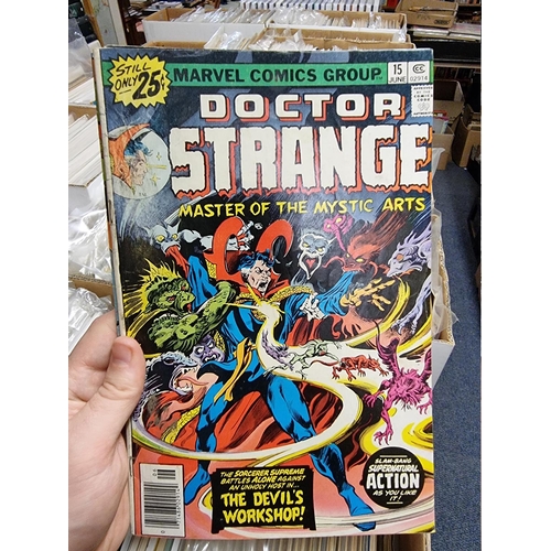 335 - SWAMP THING/DOCTOR STRANGE: collection of approx 218 mixed issues, largely 1970s-80s period, ge... 