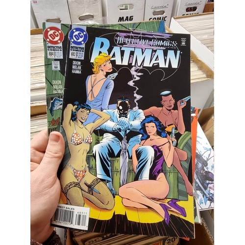 338 - DC COMICS: BATMAN: collection of approx 130 issues, Batman Detective comics, various periods, genera... 