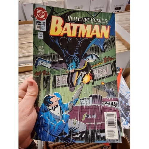 338 - DC COMICS: BATMAN: collection of approx 130 issues, Batman Detective comics, various periods, genera... 