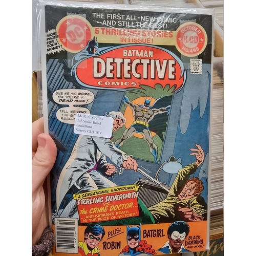 338 - DC COMICS: BATMAN: collection of approx 130 issues, Batman Detective comics, various periods, genera... 