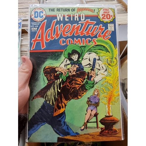 339 - COMICS: mixed collection of approx 119 titles and issues, to include Adventure Comics, Witching... 