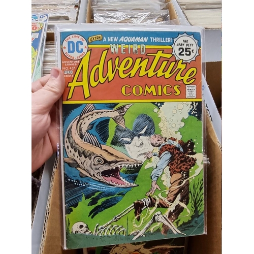 339 - COMICS: mixed collection of approx 119 titles and issues, to include Adventure Comics, Witching... 