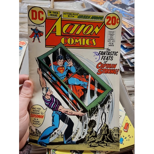 339 - COMICS: mixed collection of approx 119 titles and issues, to include Adventure Comics, Witching... 