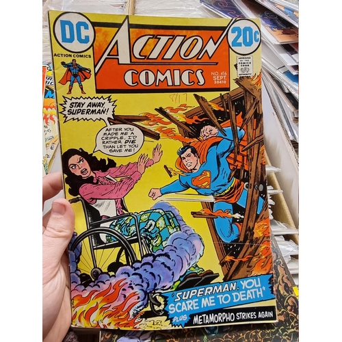 339 - COMICS: mixed collection of approx 119 titles and issues, to include Adventure Comics, Witching... 