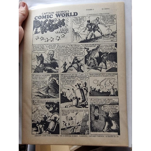 340 - COMIC ART/COMIC WORLD: 'Comic Art #7': copyright 1968 Donald A Thompson: 4to, printed orange wrapper... 