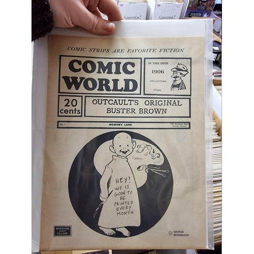 340 - COMIC ART/COMIC WORLD: 'Comic Art #7': copyright 1968 Donald A Thompson: 4to, printed orange wrapper... 