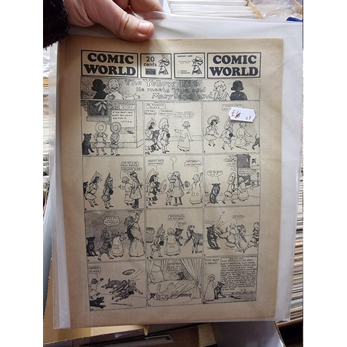 340 - COMIC ART/COMIC WORLD: 'Comic Art #7': copyright 1968 Donald A Thompson: 4to, printed orange wrapper... 