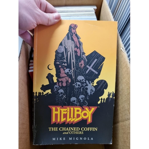 342 - HELLBOY & HELLBLAZER: 24 annuals pub. Dark Horse Books, hardback and softcover, 8vo, VG. (O... 