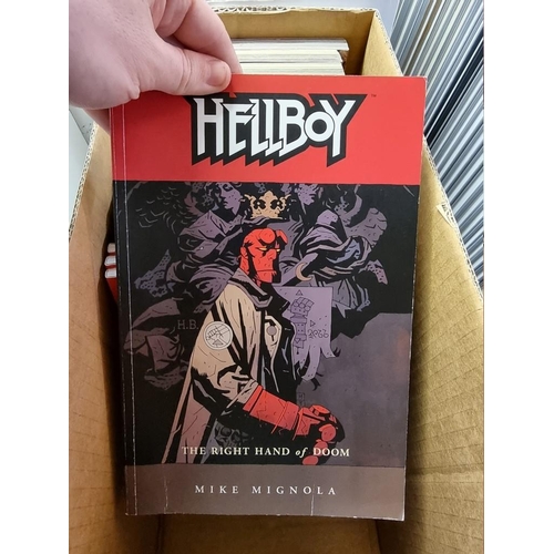 342 - HELLBOY & HELLBLAZER: 24 annuals pub. Dark Horse Books, hardback and softcover, 8vo, VG. (O... 