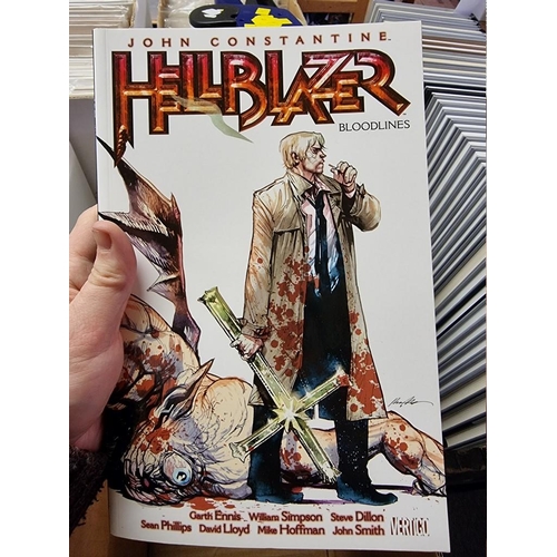 342 - HELLBOY & HELLBLAZER: 24 annuals pub. Dark Horse Books, hardback and softcover, 8vo, VG. (O... 