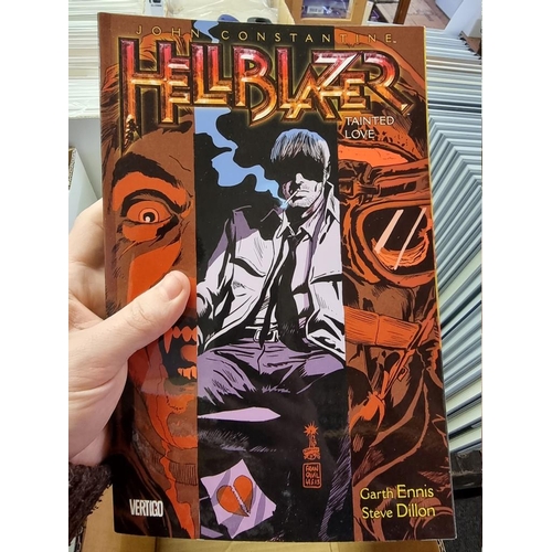 342 - HELLBOY & HELLBLAZER: 24 annuals pub. Dark Horse Books, hardback and softcover, 8vo, VG. (O... 