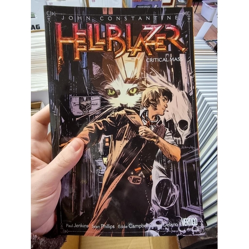 342 - HELLBOY & HELLBLAZER: 24 annuals pub. Dark Horse Books, hardback and softcover, 8vo, VG. (O... 