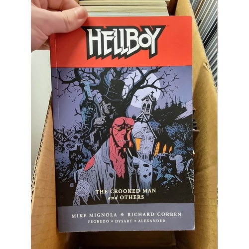 342 - HELLBOY & HELLBLAZER: 24 annuals pub. Dark Horse Books, hardback and softcover, 8vo, VG. (O... 