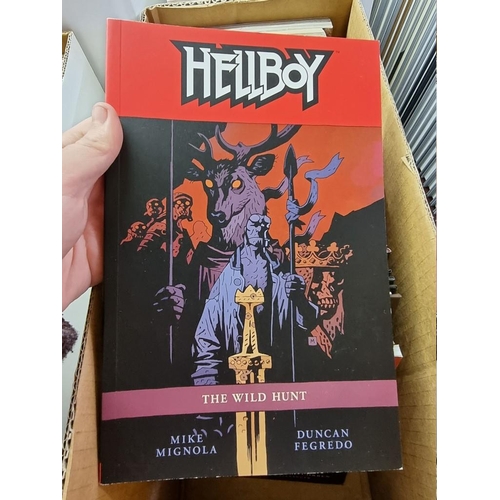 342 - HELLBOY & HELLBLAZER: 24 annuals pub. Dark Horse Books, hardback and softcover, 8vo, VG. (O... 