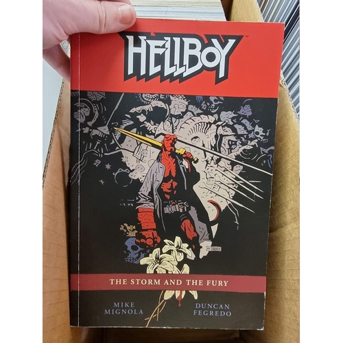 342 - HELLBOY & HELLBLAZER: 24 annuals pub. Dark Horse Books, hardback and softcover, 8vo, VG. (O... 