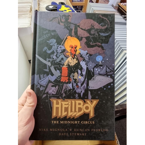 342 - HELLBOY & HELLBLAZER: 24 annuals pub. Dark Horse Books, hardback and softcover, 8vo, VG. (O... 