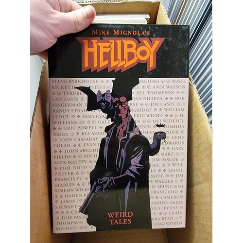 342 - HELLBOY & HELLBLAZER: 24 annuals pub. Dark Horse Books, hardback and softcover, 8vo, VG. (O... 