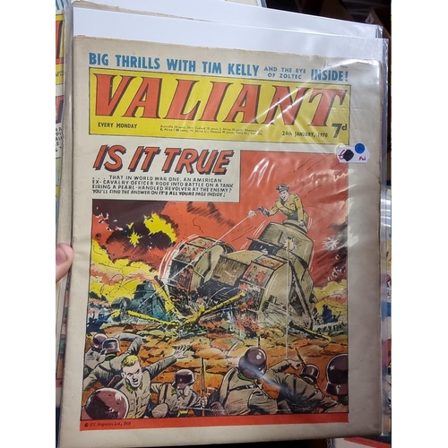 343 - VALIANT: collection of approx 115 issues, 1966-1970, generally in good condition.