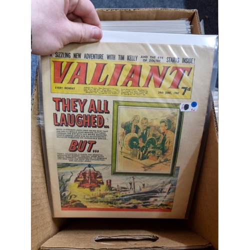 343 - VALIANT: collection of approx 115 issues, 1966-1970, generally in good condition.