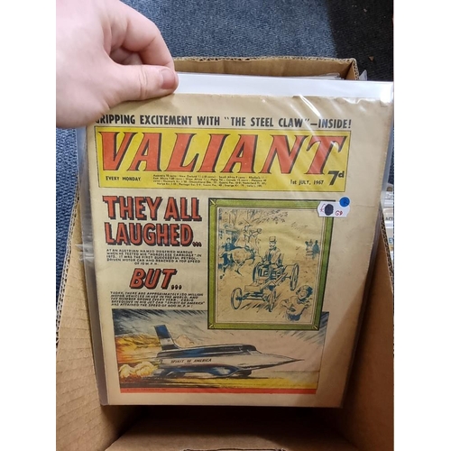 343 - VALIANT: collection of approx 115 issues, 1966-1970, generally in good condition.