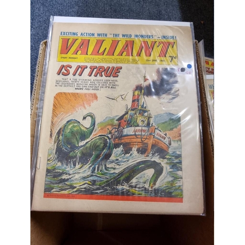 343 - VALIANT: collection of approx 115 issues, 1966-1970, generally in good condition.