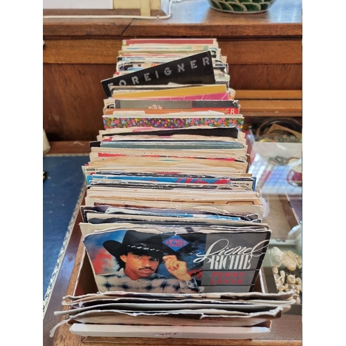 351 - VINYL SINGLES: collection of approx 200 vinyl singles in sleeves. (One box)