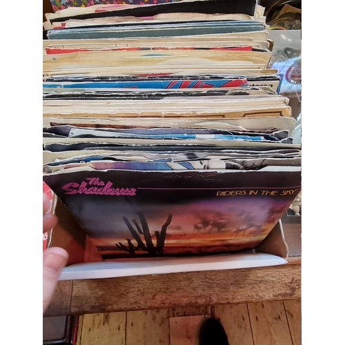 351 - VINYL SINGLES: collection of approx 200 vinyl singles in sleeves. (One box)