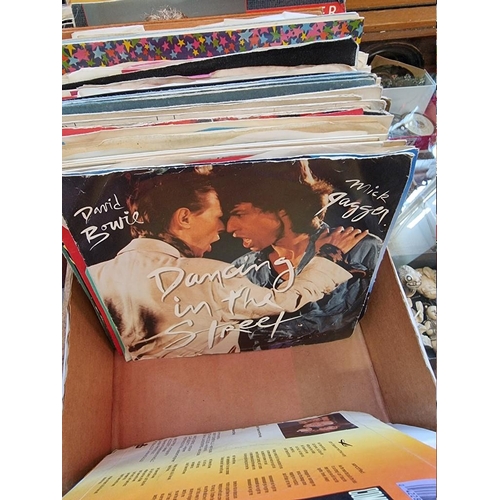 351 - VINYL SINGLES: collection of approx 200 vinyl singles in sleeves. (One box)